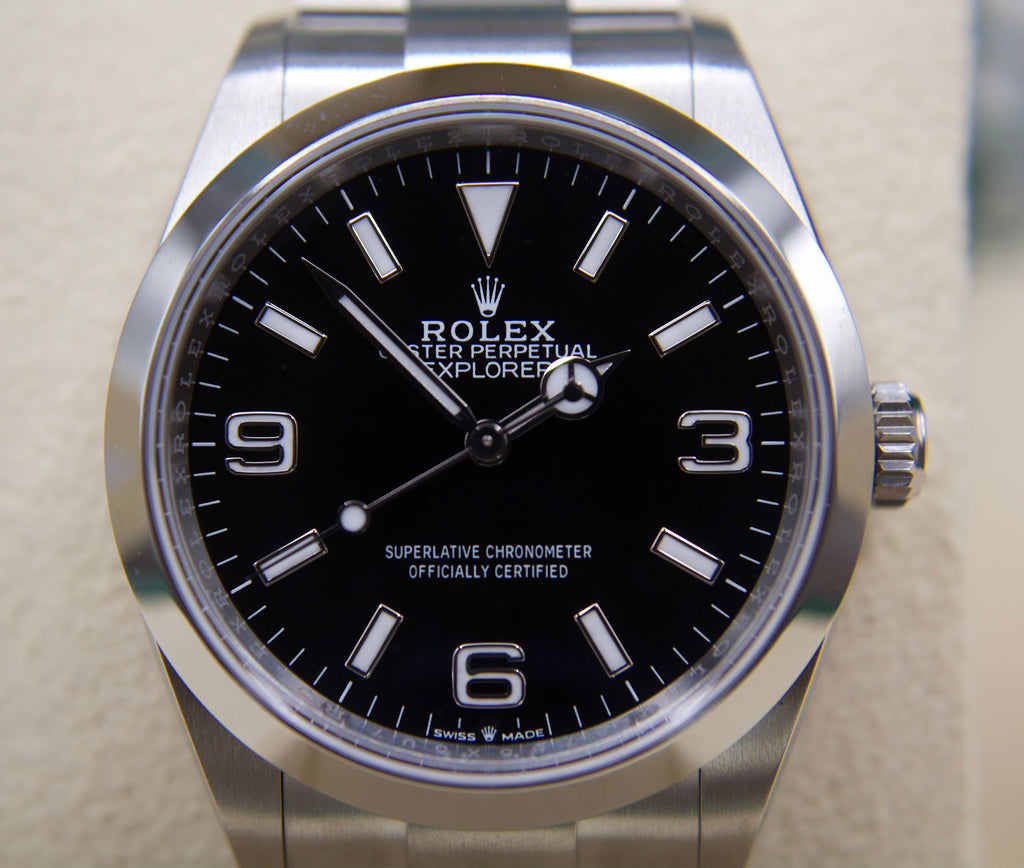 Rolex Explorer 36mm 124270 Black Dial Stainless Steel
