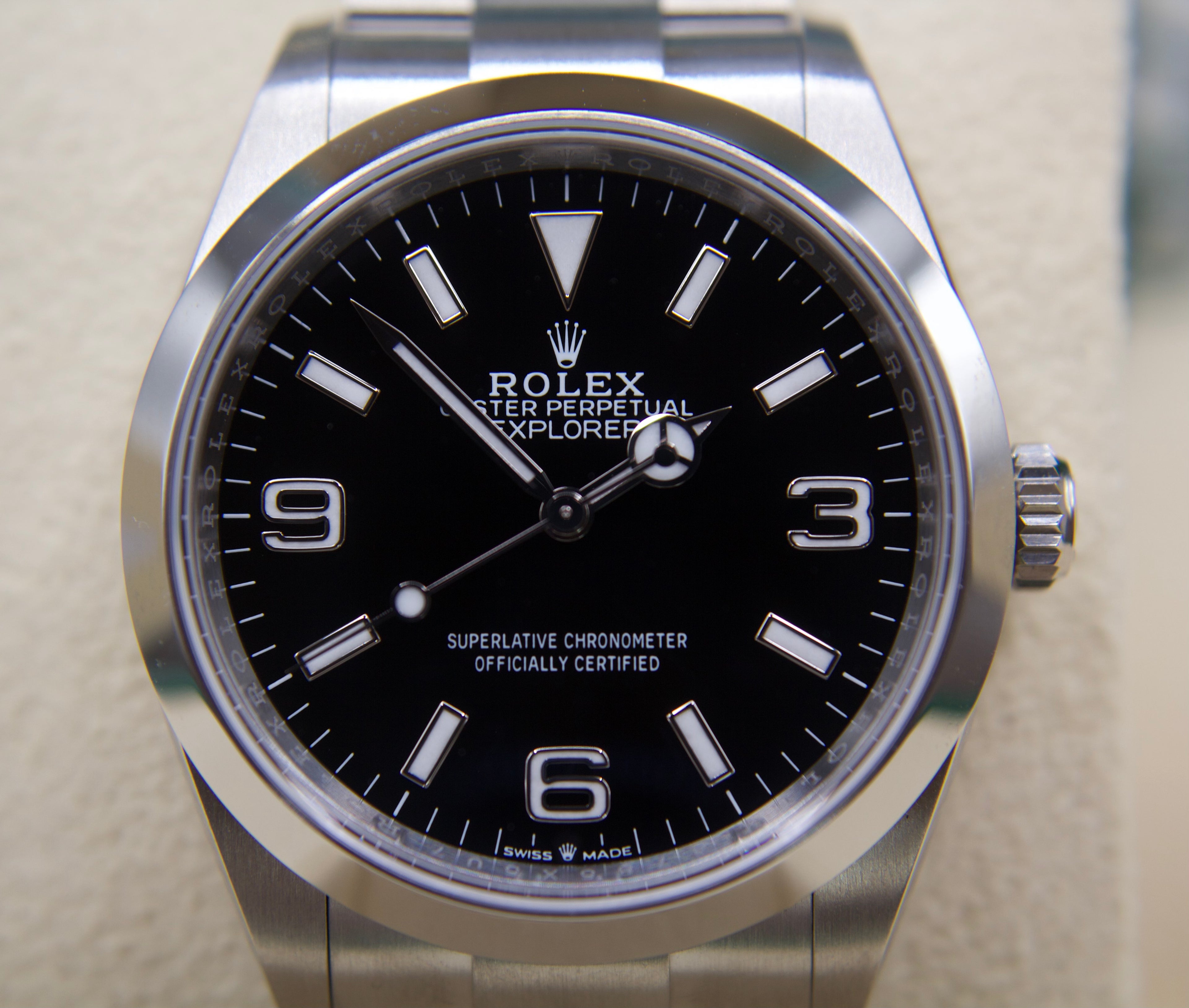 Rolex Explorer 36mm 124270 Black Dial Stainless Steel