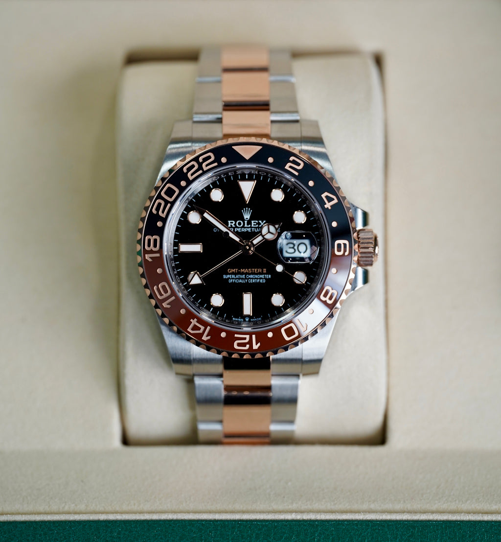 Rolex GMT-Master II "Root Beer" 126711CHNR Rose Gold and Stainless Steel