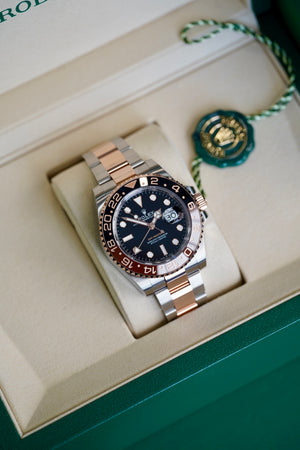 Rolex GMT-Master II "Root Beer" 126711CHNR Rose Gold and Stainless Steel