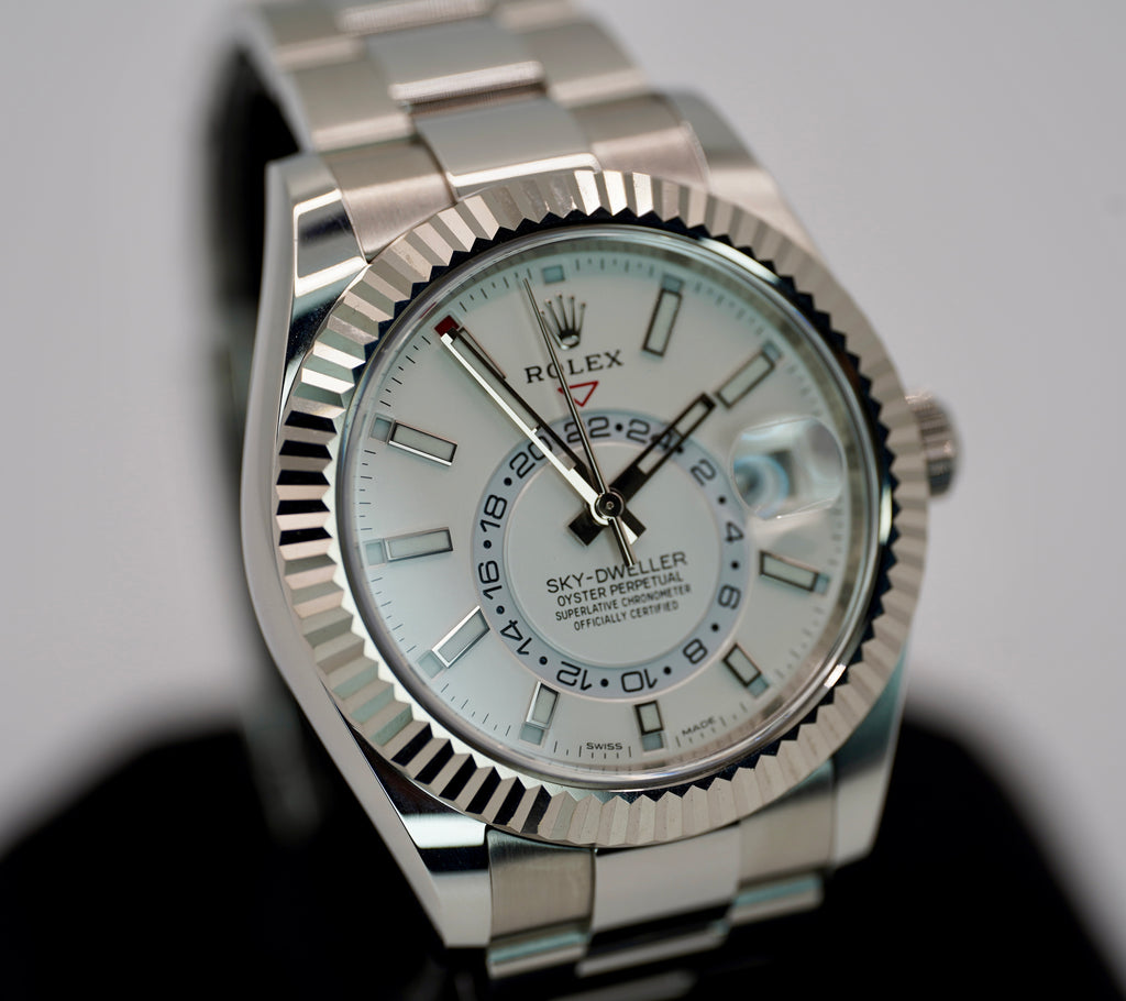 Rolex SkyDweller White Dial on Oyster 326934