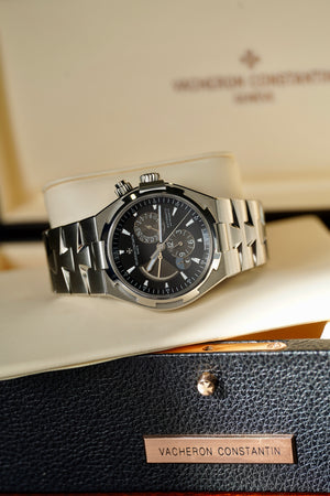 Vacheron Constantin Overseas Dual Time Black Dial on 47450/B01A-9227