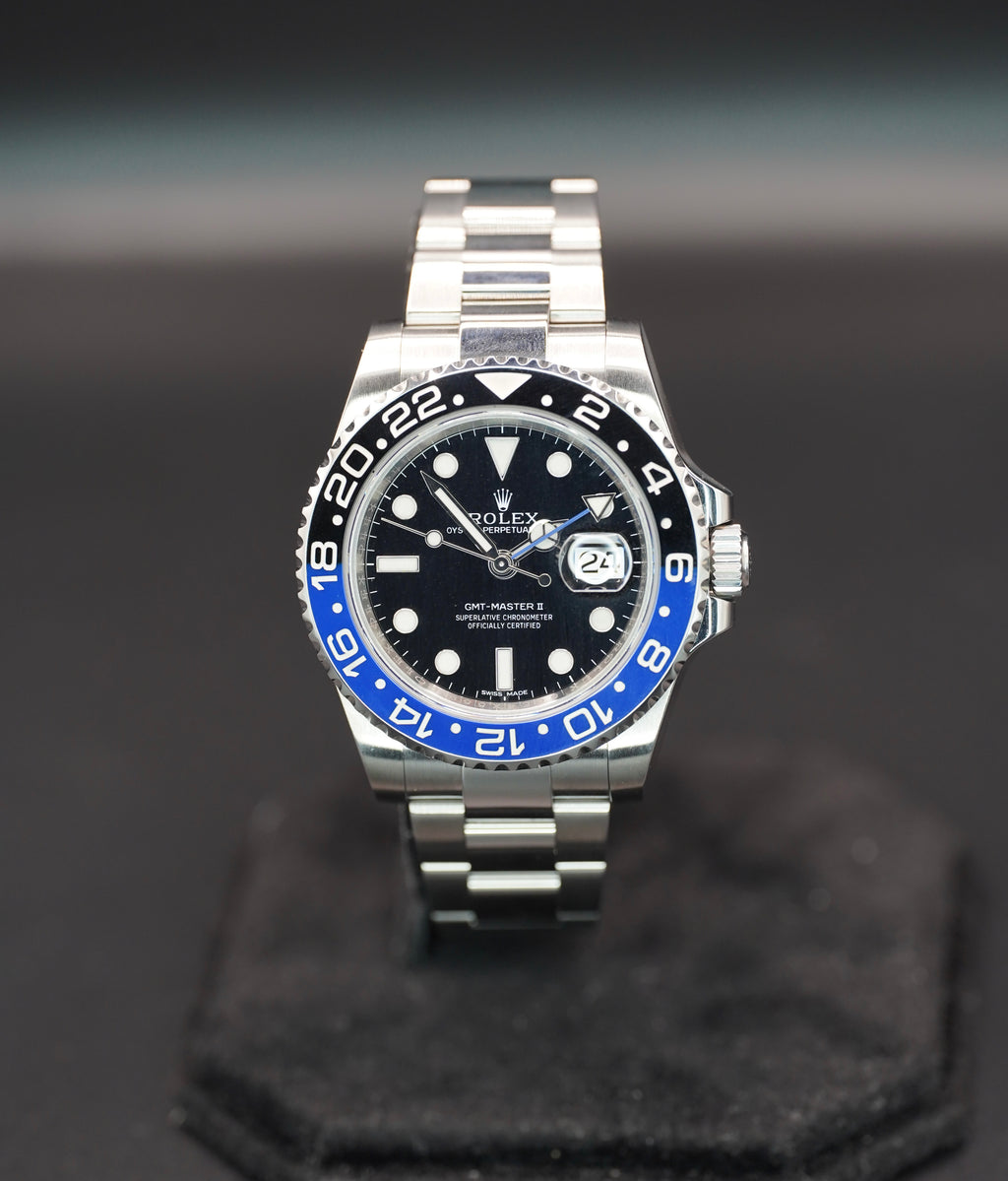 Rolex GMT-Master II 'Batman' Black Dial on Oyster 116710BLNR
