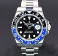 Rolex GMT-Master II 'Batman' Black Dial on Oyster 116710BLNR