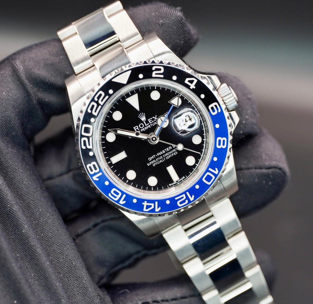 Rolex GMT-Master II 'Batman' Black Dial on Oyster 116710BLNR