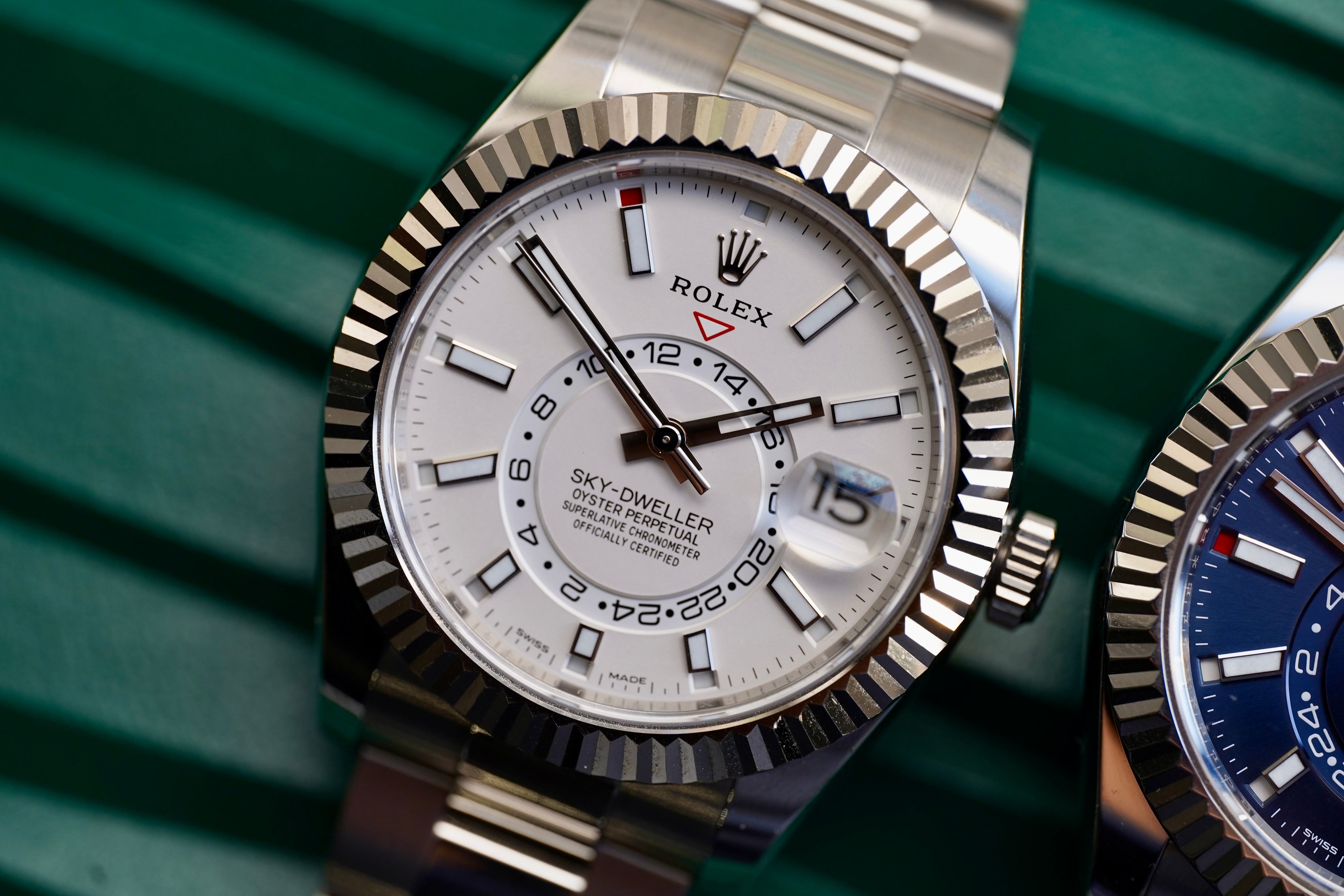 Rolex SkyDweller White Dial on Oyster 326934