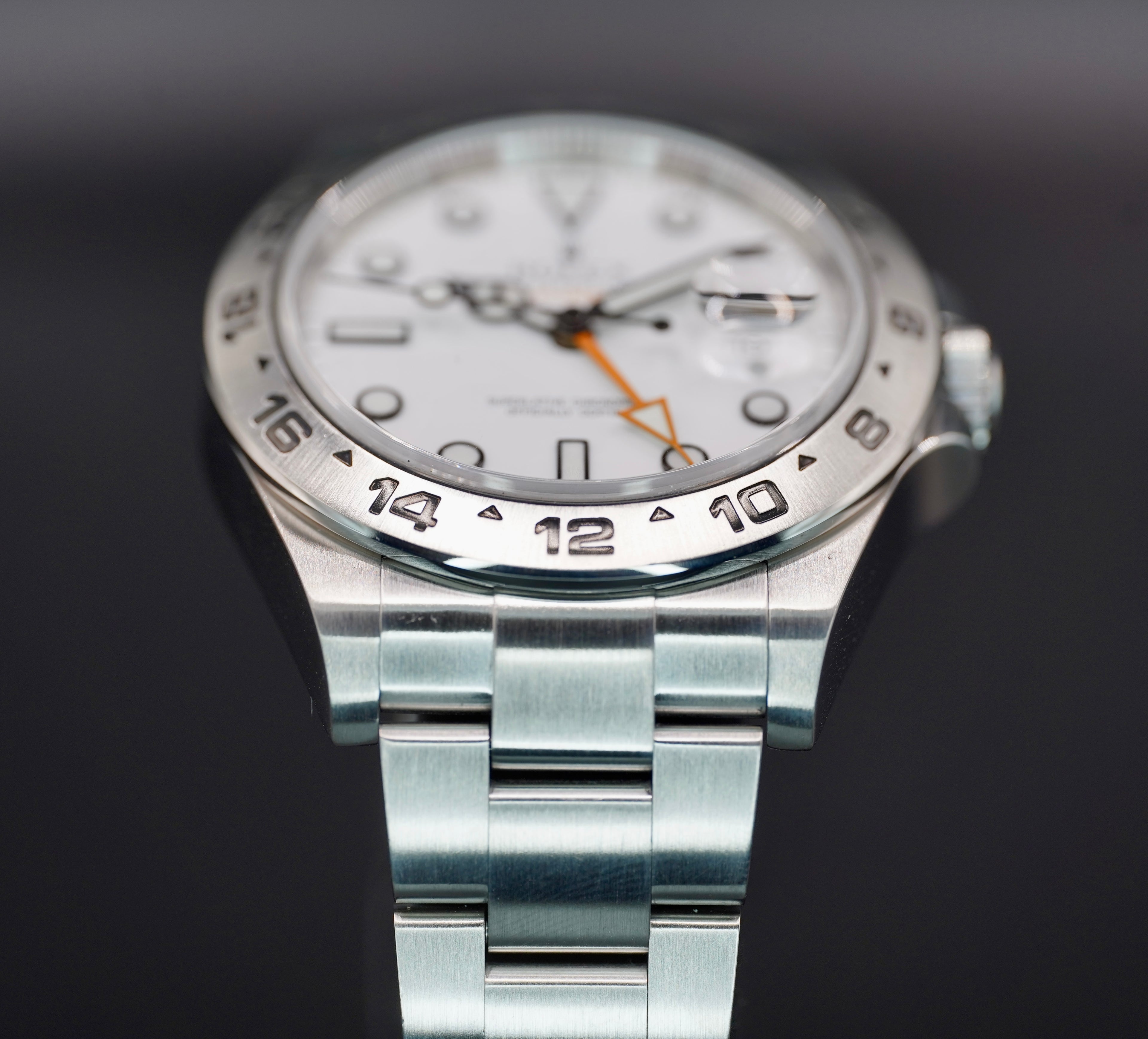 Rolex Explorer II White Dial on Oyster 216570