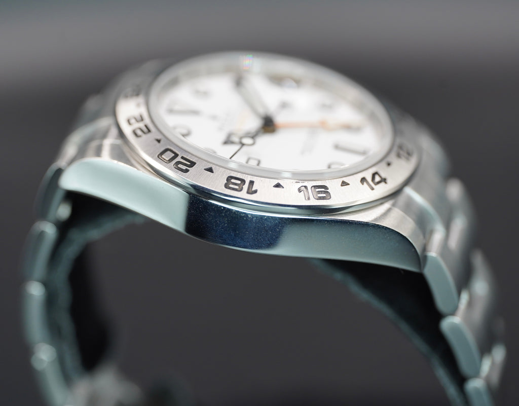 Rolex Explorer II White Dial on Oyster 216570