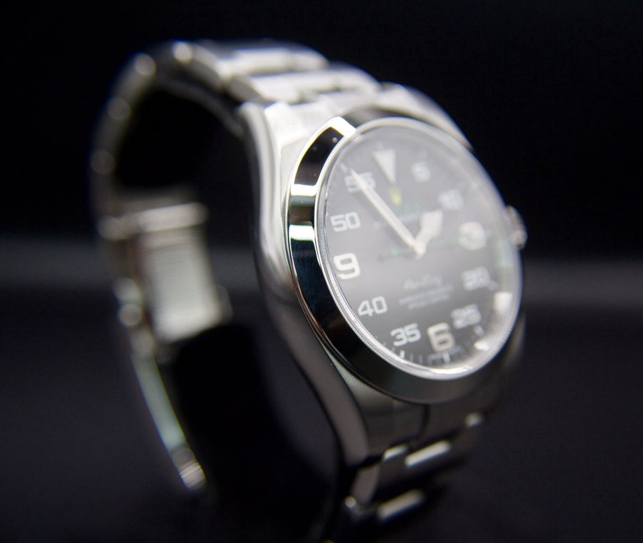 Rolex Air King 116900 Oyster Steel Bracelet 40mm Black Dial