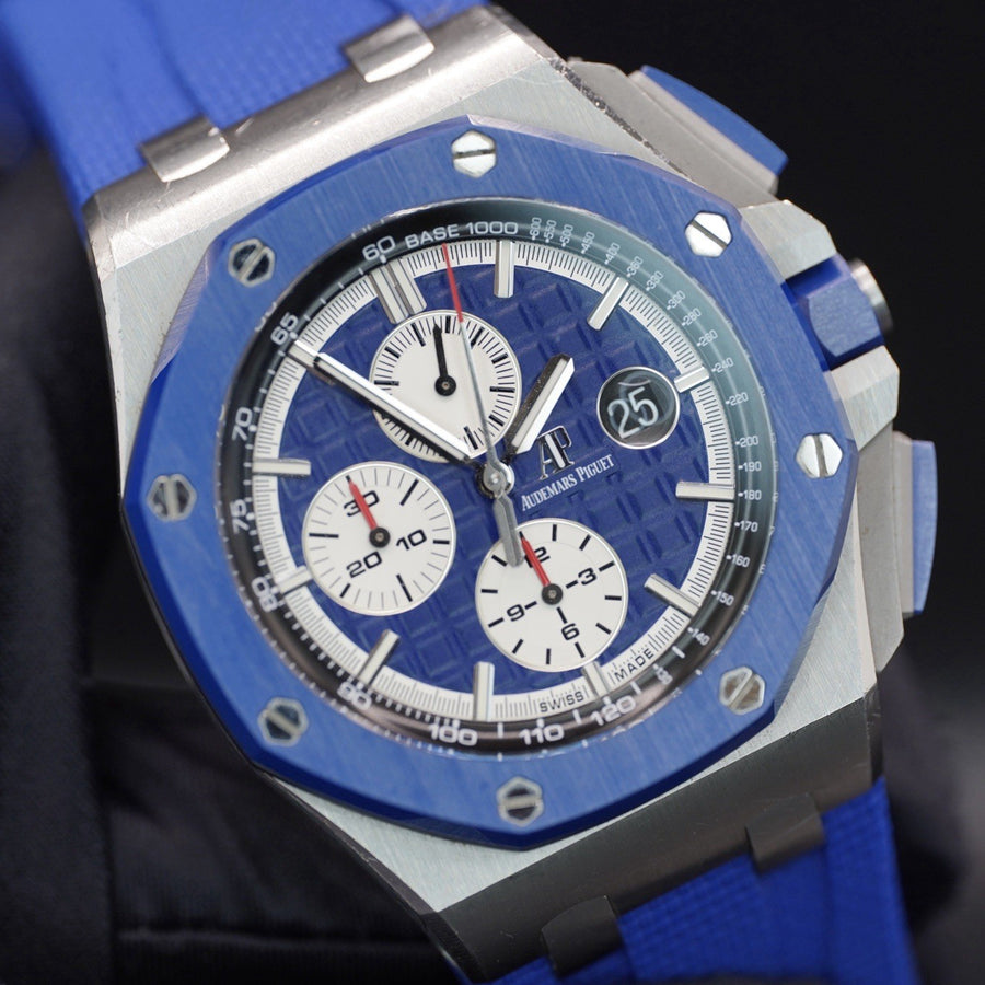 Audemars Piguet Royal Oak Offshore Blue Men's Watch - 26400SO.OO.A335CA.01