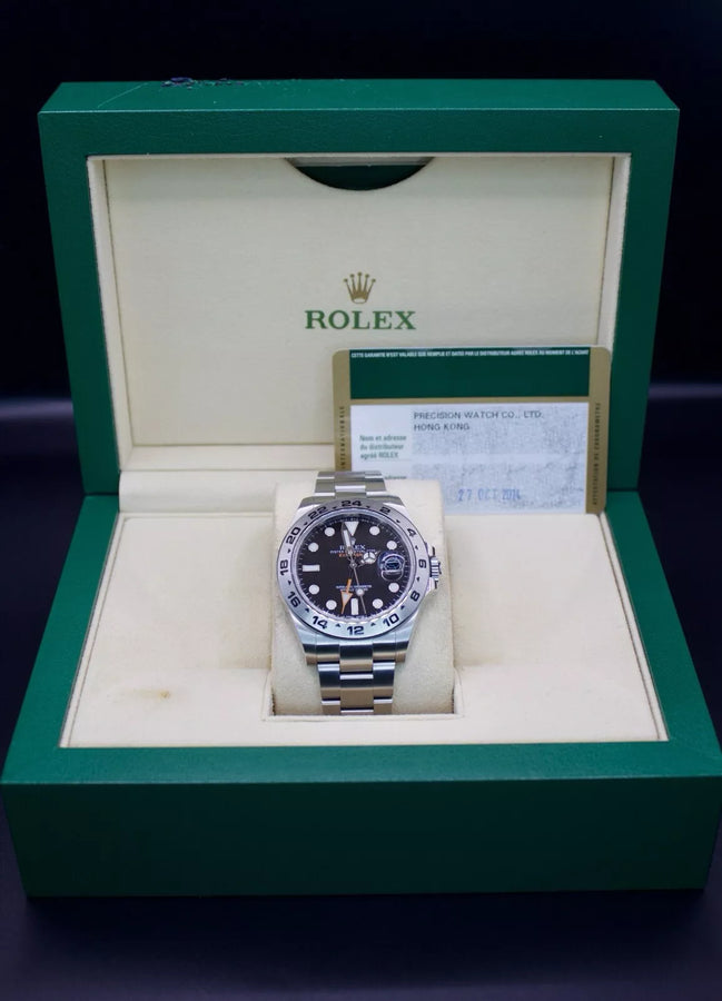 Rolex Explorer II 216570  Black Dial