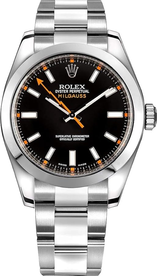 Rolex Milgauss Black Dial on Oyster 116400