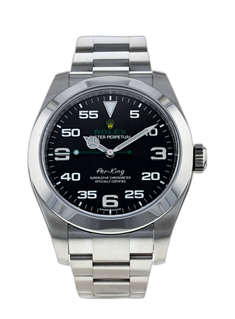 Rolex Airking Black Dial on Oyster 116900 Card 2019