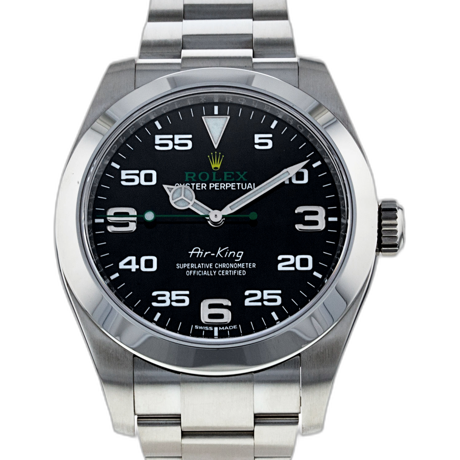 Rolex Airking Black Dial on Oyster 116900 Card 2019