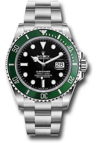 Rolex Submariner Black Dial on Oyster 126610LV Complete 2024