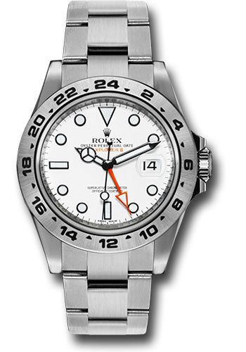 Rolex Explorer II White Dial on Oyster 216570