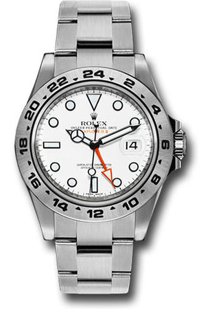 Rolex Explorer II White Dial on Oyster 216570 Card 2012