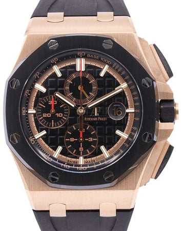 Audemars Piguet Royal Oak Offshore Chronograph Black Dial on Rubber Strap 26401RO.OO.A002CA.02 with Box