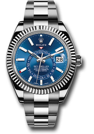 Rolex SkyDweller Blue Dial on Oyster 326934 Complete 2019