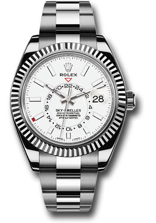 Rolex SkyDweller White Dial on Oyster 326934 Card 2017
