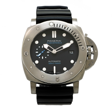 Panerai Submersible Black Dial on Rubber PAM01305 Complete 2018