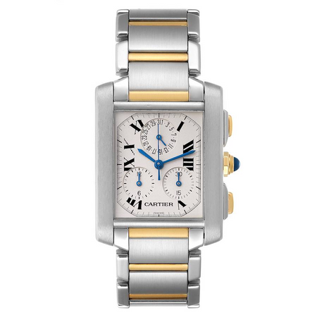 Cartier Tank Francaise Silver Dial on Bracelet W51004Q4