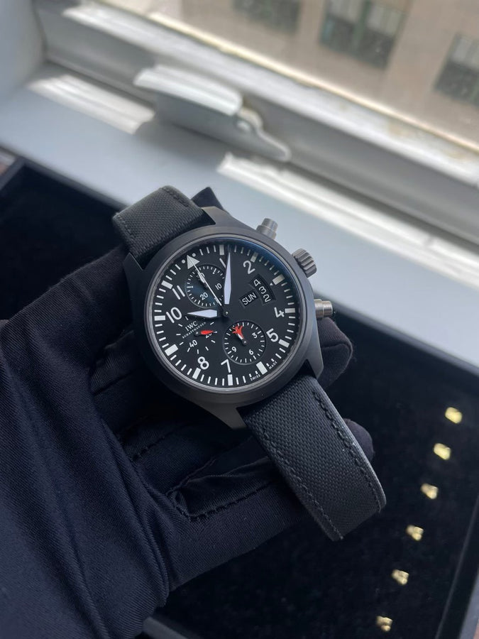 IWC TOP GUN Dial on STRAP IW378901 Complete 2009