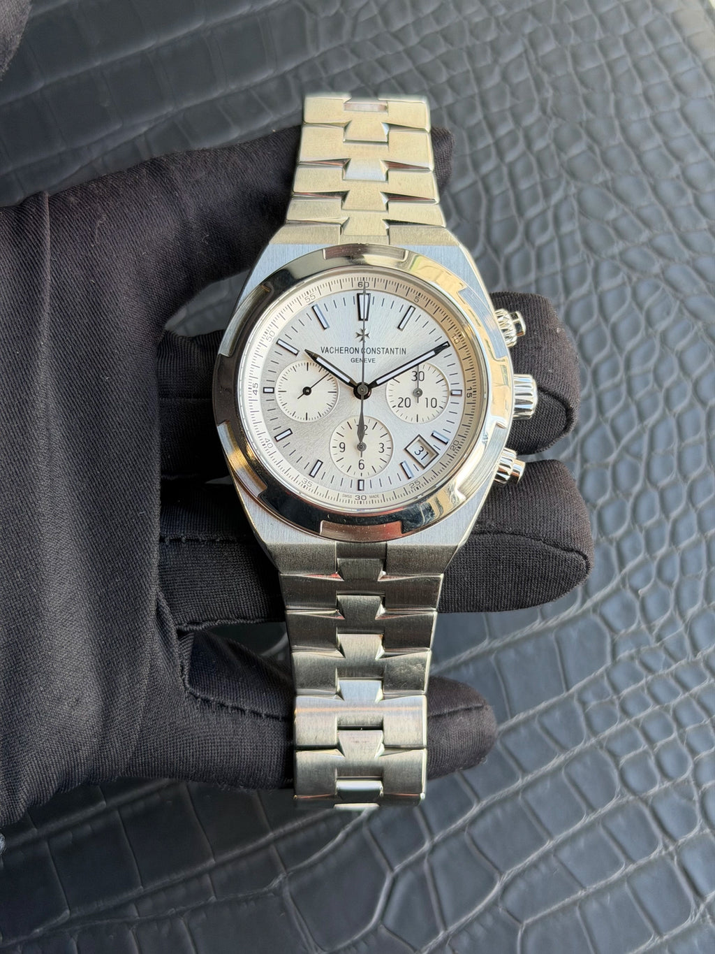 Vacheron Constantin Overseas Silver Dial on Steel 5500V/110A-B075 Card 2018