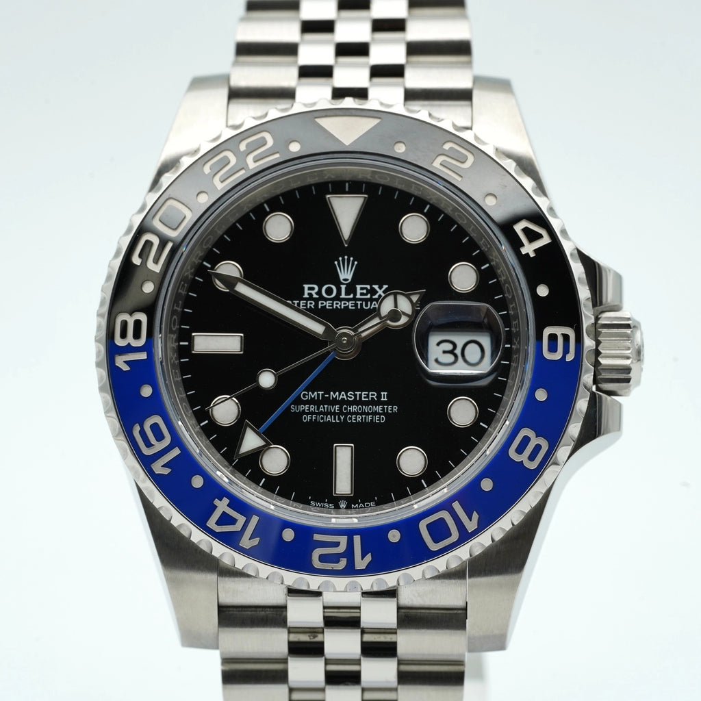 Rolex GMT-Master II Batgirl Black Dial on Jubilee 126710BLNR Complete 2022