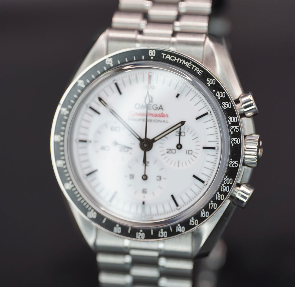 Omega Speedmaster Moonwatch Professional White Dial on Bracelet 310.30.42.50.04.001
