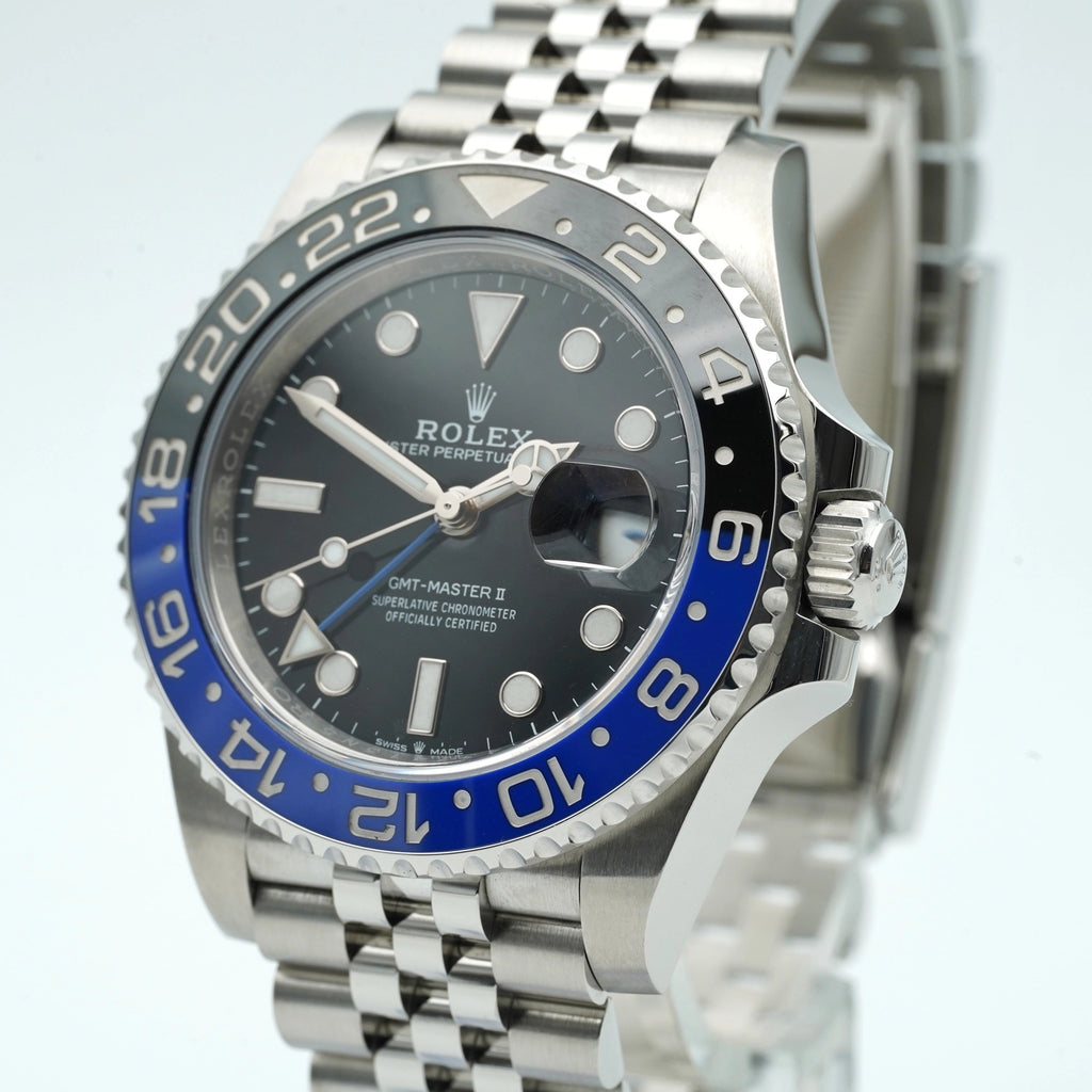Rolex GMT-Master II Batgirl Black Dial on Jubilee 126710BLNR Complete 2022