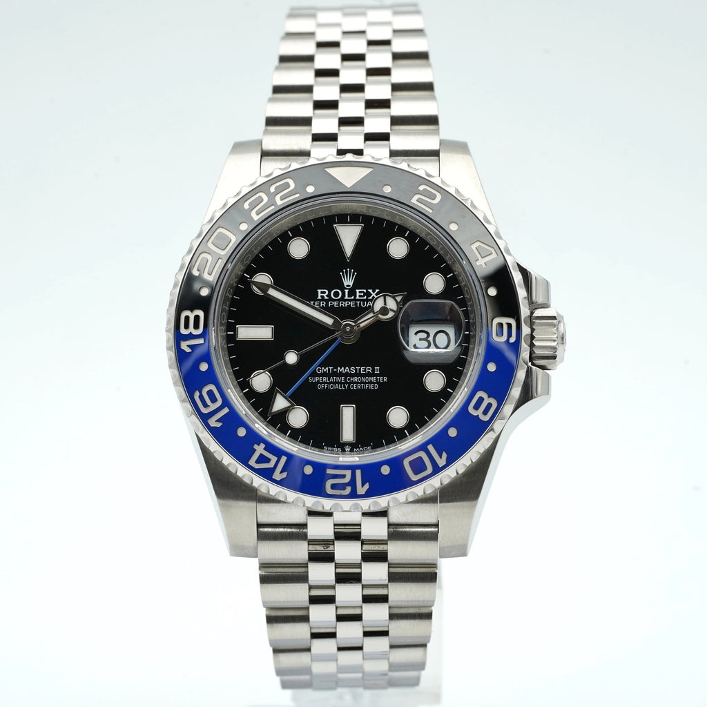 Rolex GMT-Master II Batgirl Black Dial on Jubilee 126710BLNR Complete 2022