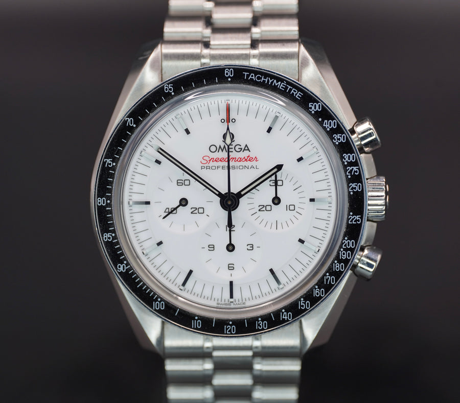 Omega Speedmaster Moonwatch Professional White Dial on Bracelet 310.30.42.50.04.001