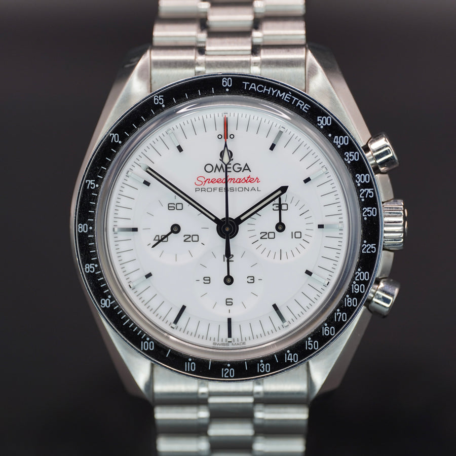 Omega Speedmaster Moonwatch Professional White Dial on Bracelet 310.30.42.50.04.001